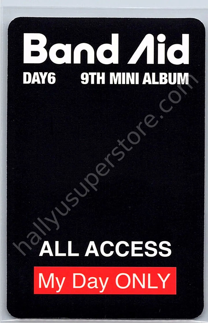 DAY6  - Wonpil - Band Aid album photocard rock band version standard version
