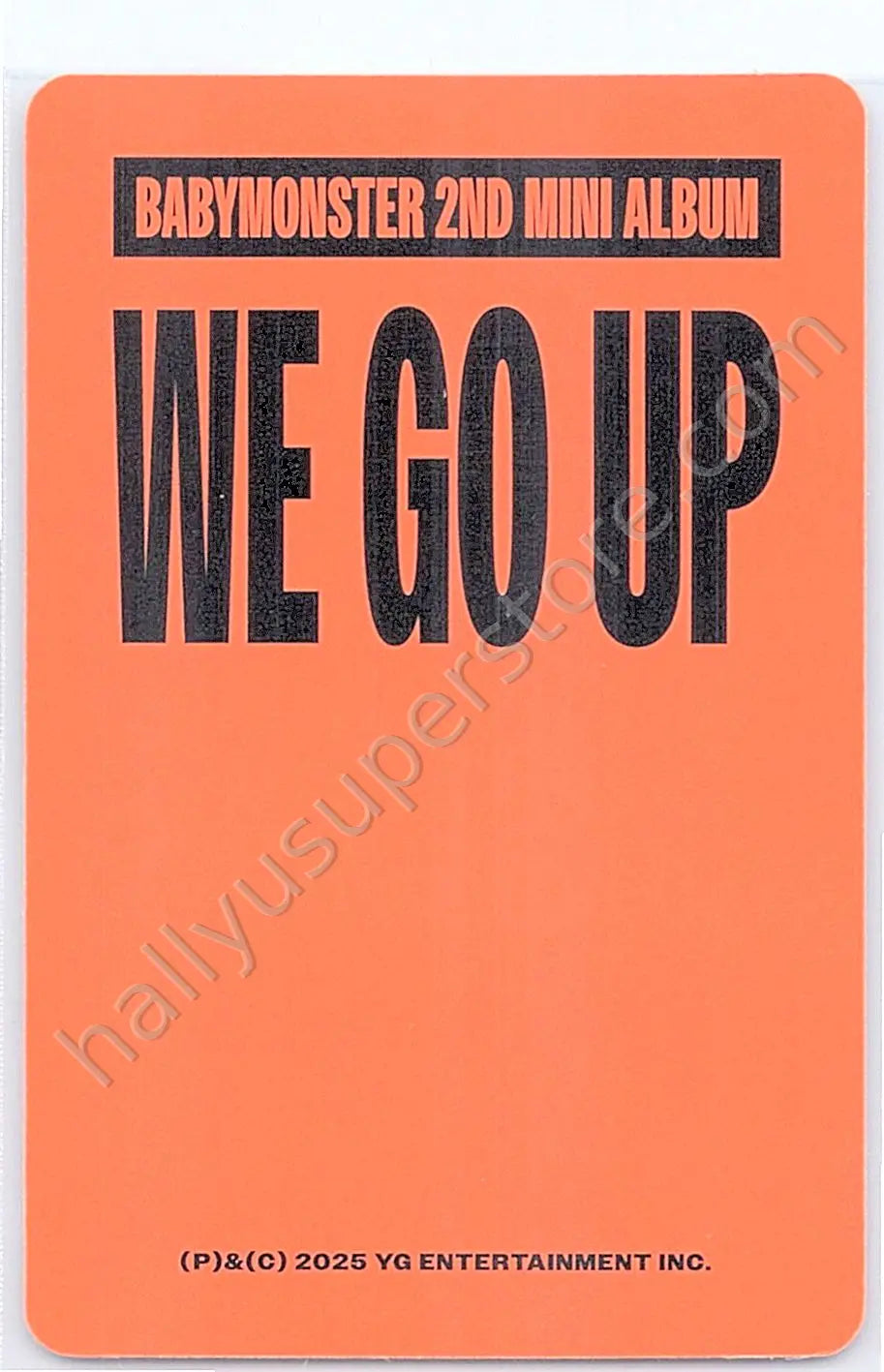 BABYMONSTER - Rora - WE GO UP album photocard go version