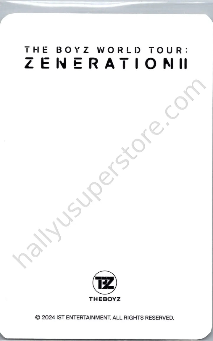THE BOYZ - Younghoon - WORLD TOUR: Zeneration 2 purchase benefit