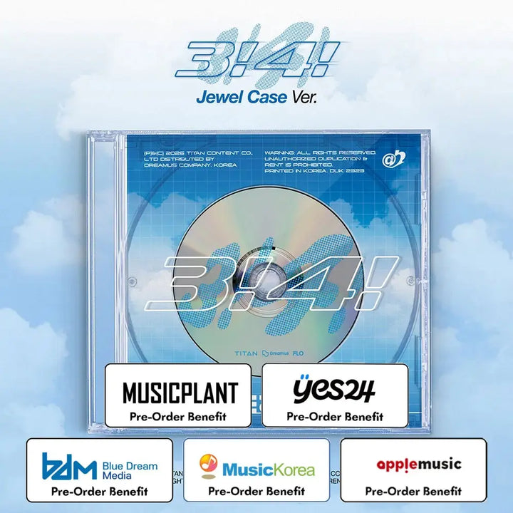 [Pre-Order] AtHeart - Single Album 3!4! (Jewel Case Ver.) + Pre-Order Benefit