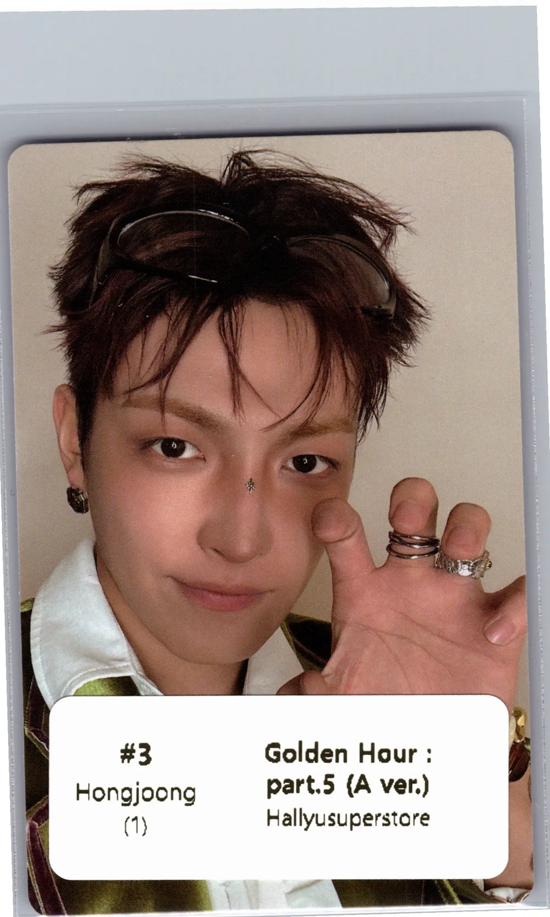 ATEEZ "GOLDEN HOUR : Part.5" - Official Photocard (A ver.) [26.06.26]