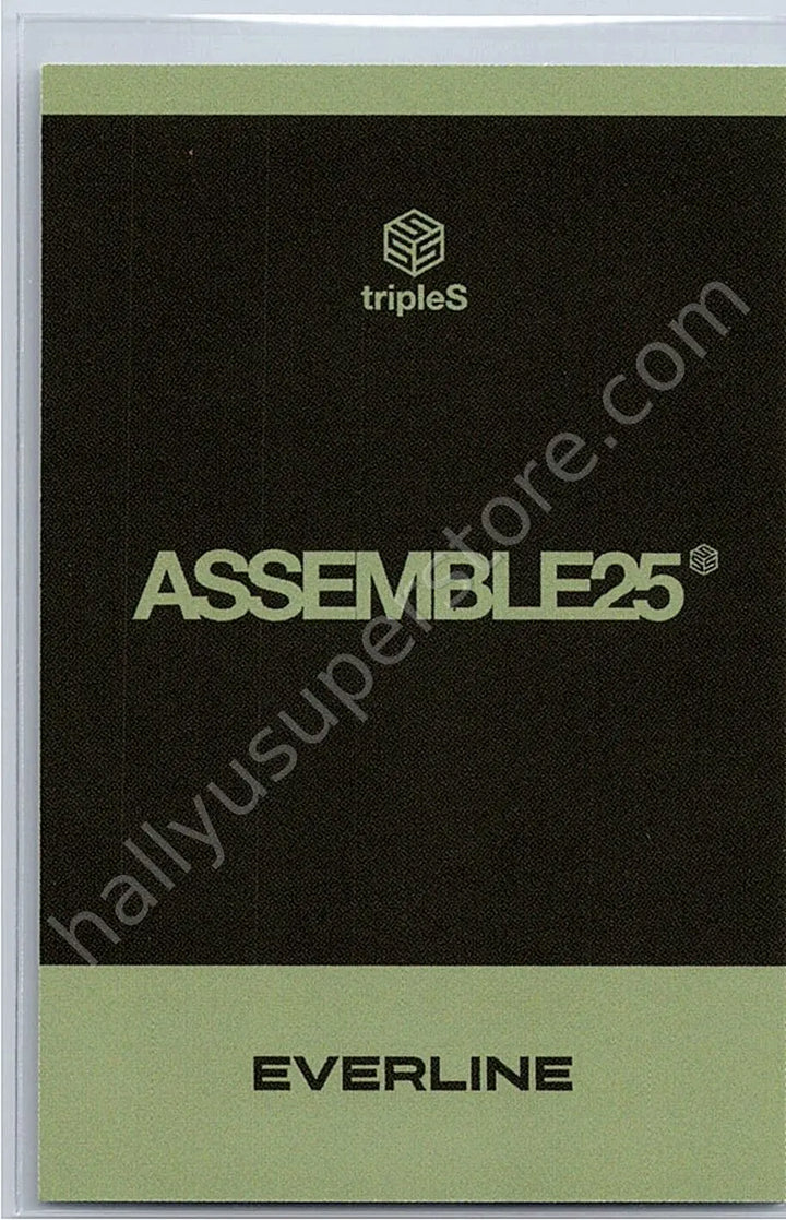 tripleS - Soomin - Assemble25 everline fansign polaroid