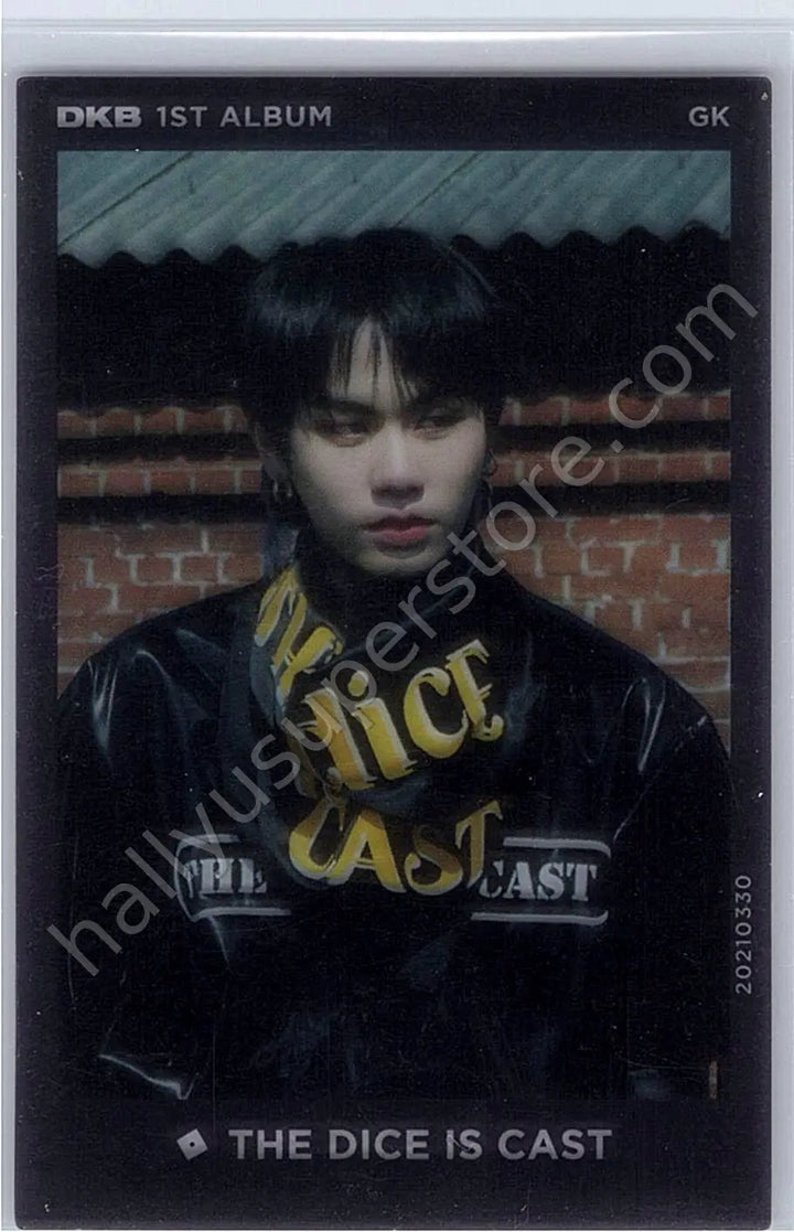DKB - GK - The Dice Is Cast Album album photocard clear (translucent)
