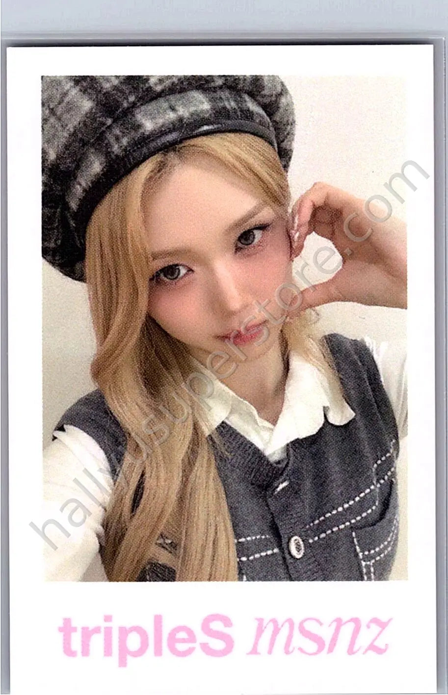 tripleS - Yubin - Beyond Beauty everline fansign polaroid round 1
