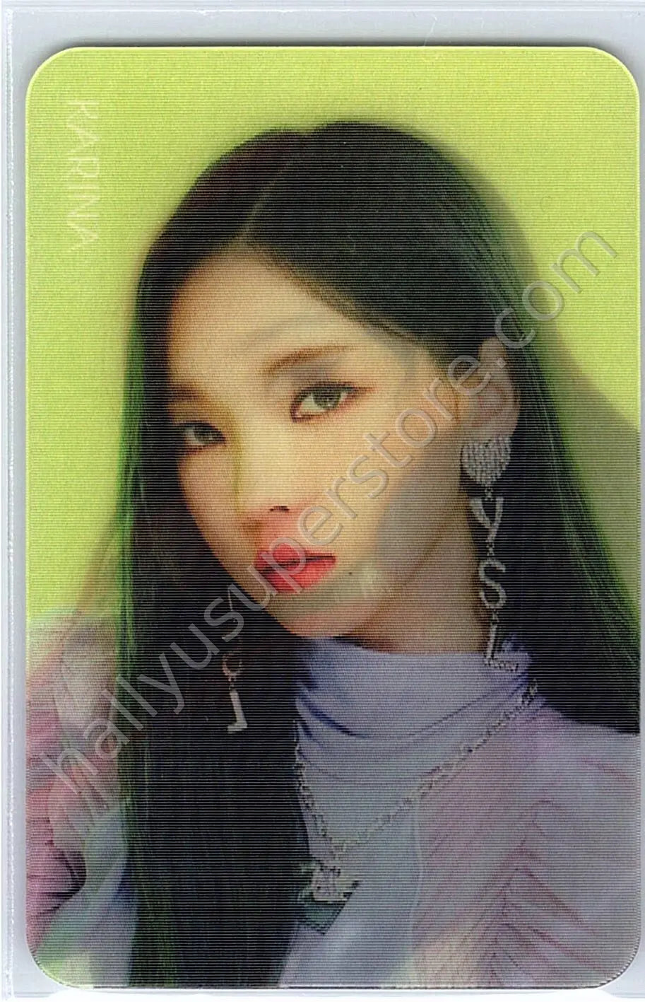 aespa - Karina - Black Mamba (Debut Single) lenticular merch photocard
