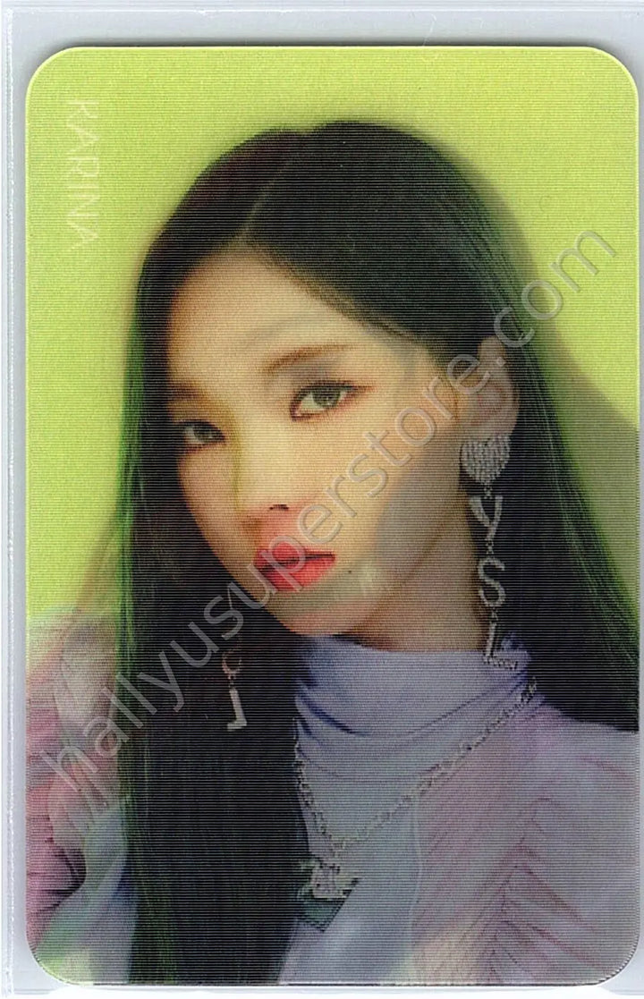 aespa - Karina - Black Mamba (Debut Single) lenticular merch photocard
