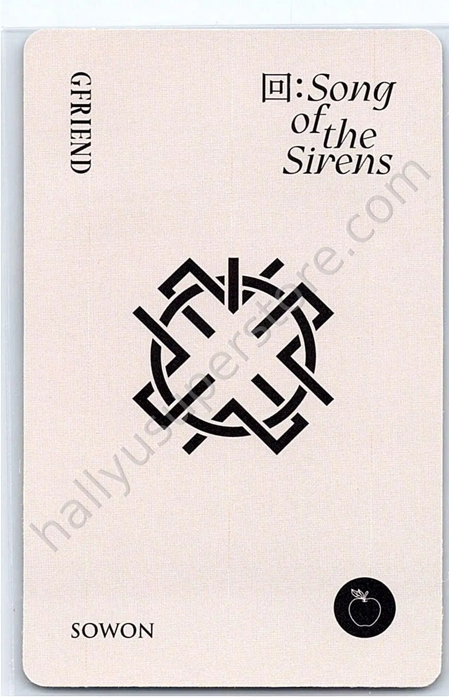 GFRIEND - Sowon - 回: Song of the Sirens album photocard apple version