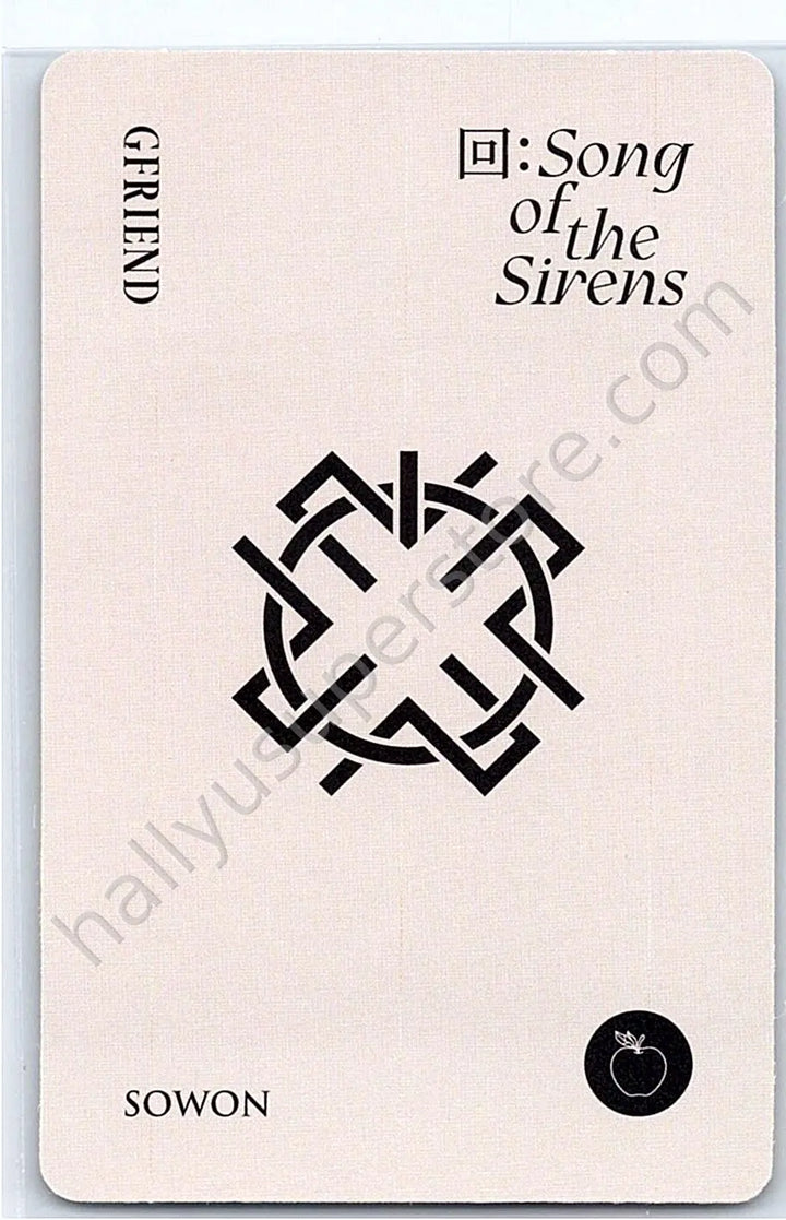 GFRIEND - Sowon - 回: Song of the Sirens album photocard apple version