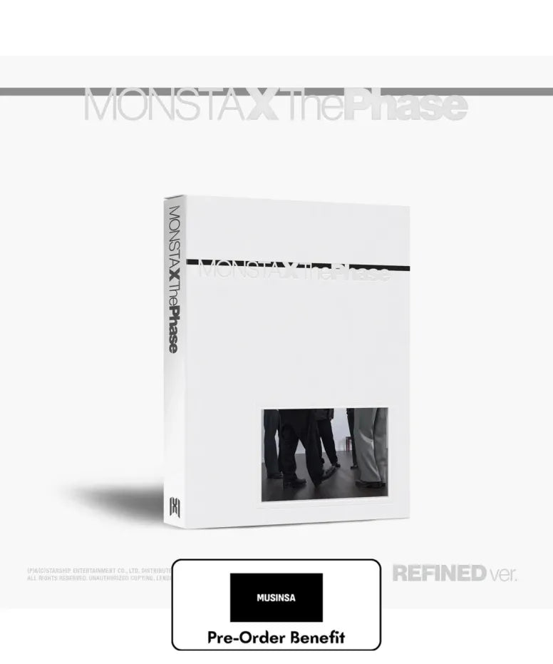 [Pre-Order] MONSTA X - EP [The Phase] + Musinsa LuckyDraw Event (Choose Version)