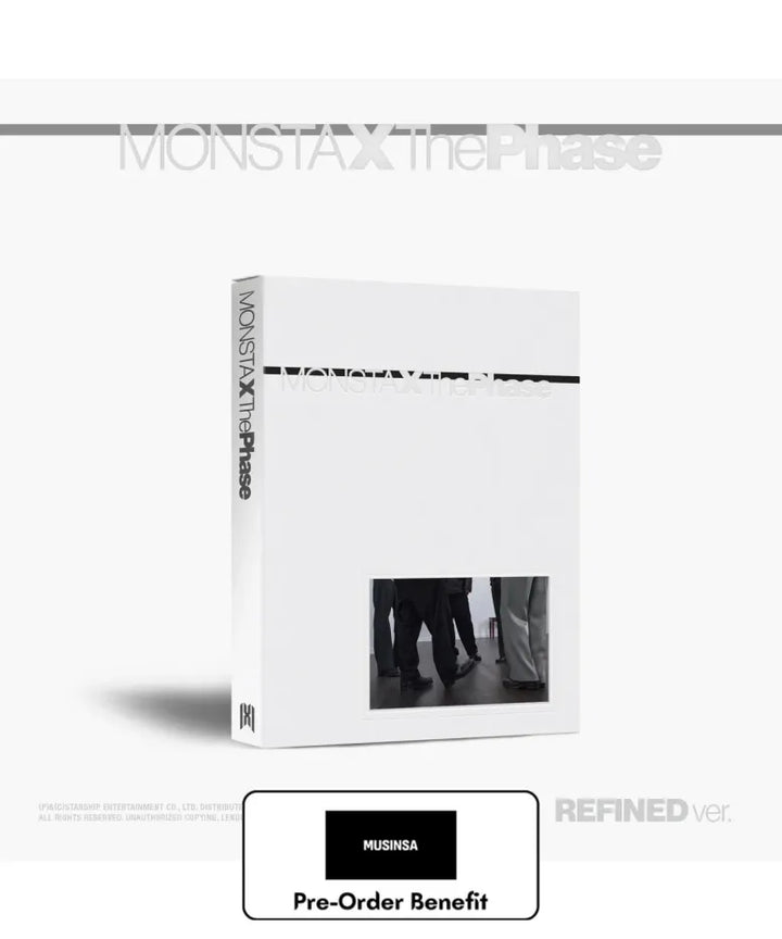 [Pre-Order] MONSTA X - EP [The Phase] + Musinsa LuckyDraw Event (Choose Version)