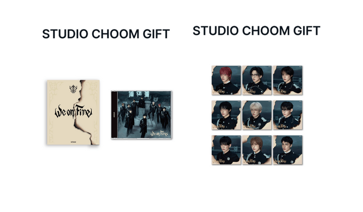 [Pre-Order] &TEAM - 3rd EP『We on Fire』+ Weverse STUDIO CHOOM GIFT (Choose Version)