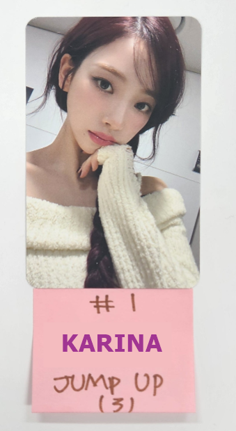 Aespa "Whiplash" - Jump Up Fansign  Event Photocard [24.11.22]