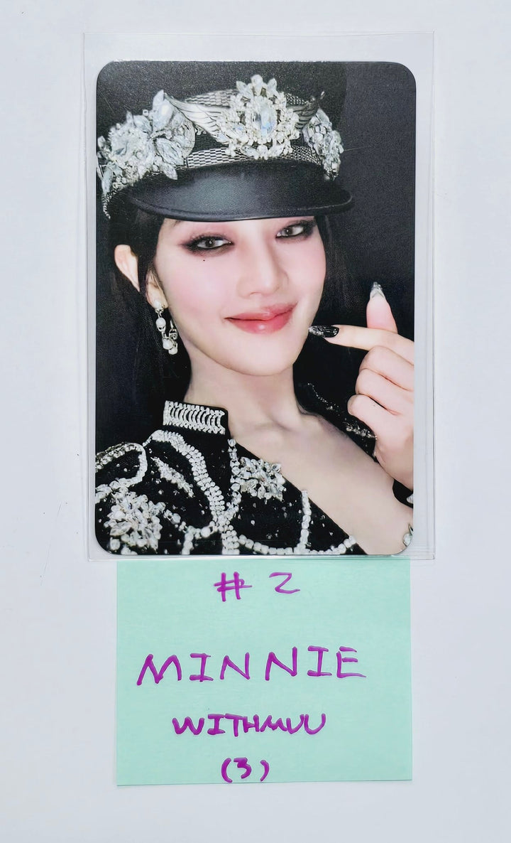 (g) I-DLE "2" 2nd Full Album - Withmuu Fansign Event Photocard [24.3.6]