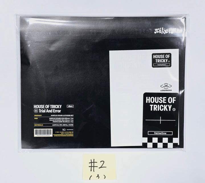 Xikers "HOUSE OF TRICKY : Trial And Error" - Official MD [Acrylic Stand & Sticker, Acrylic Photocard Holder] [24.3.11]