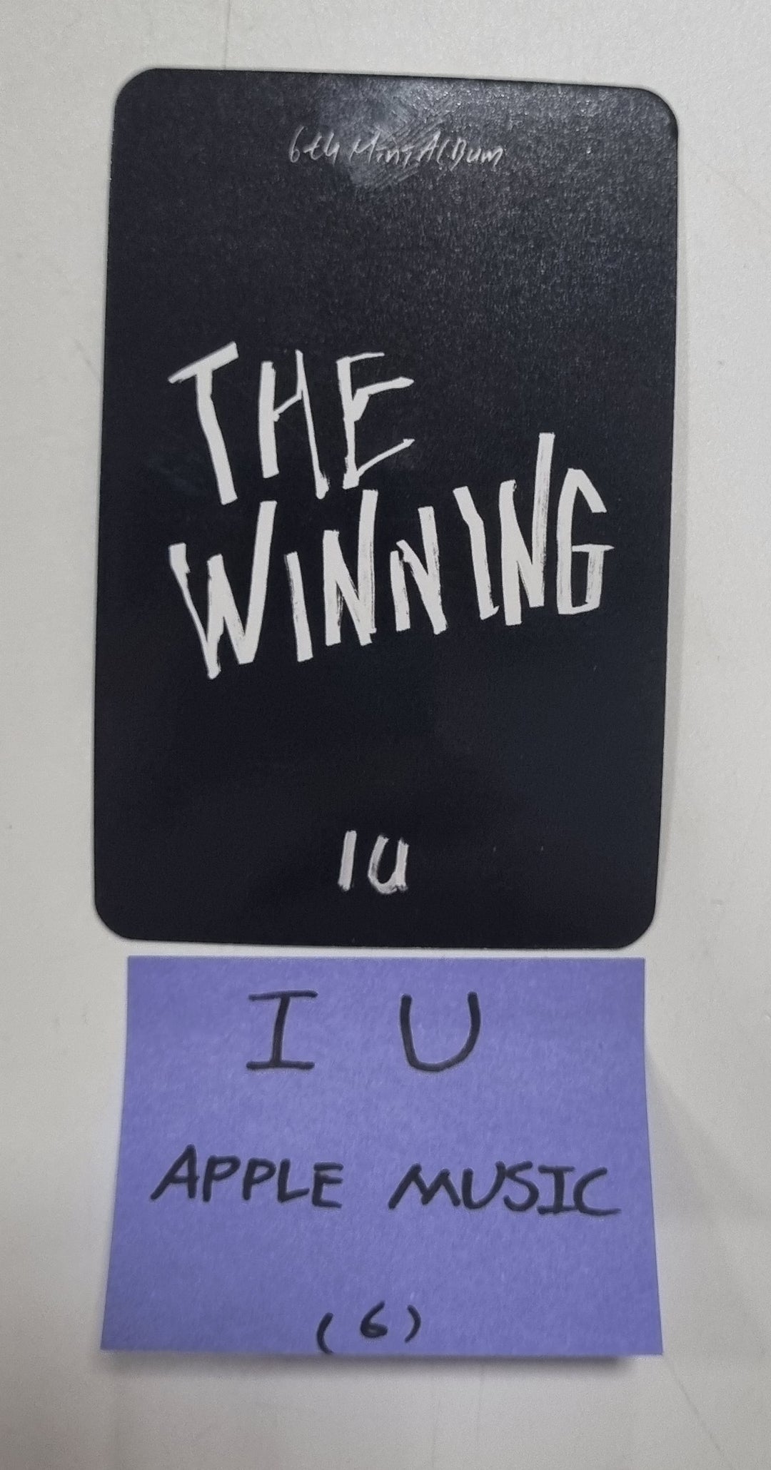 IU "The Winning" - Apple Music Fansign Event Photocard [24.3.13]