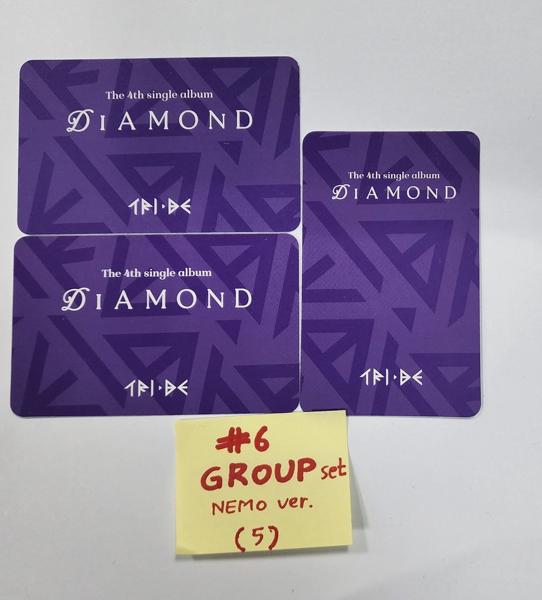 TRI.BE "Diamond" - Official Photocard [Nemo Ver.] [24.3.13]