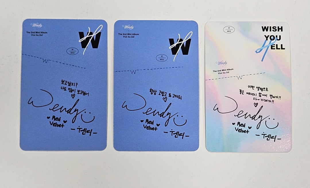 Wendy (Of Red Velvet) "Wish You Hell" - Official Photocard [Package Ver.] [24.3.21]