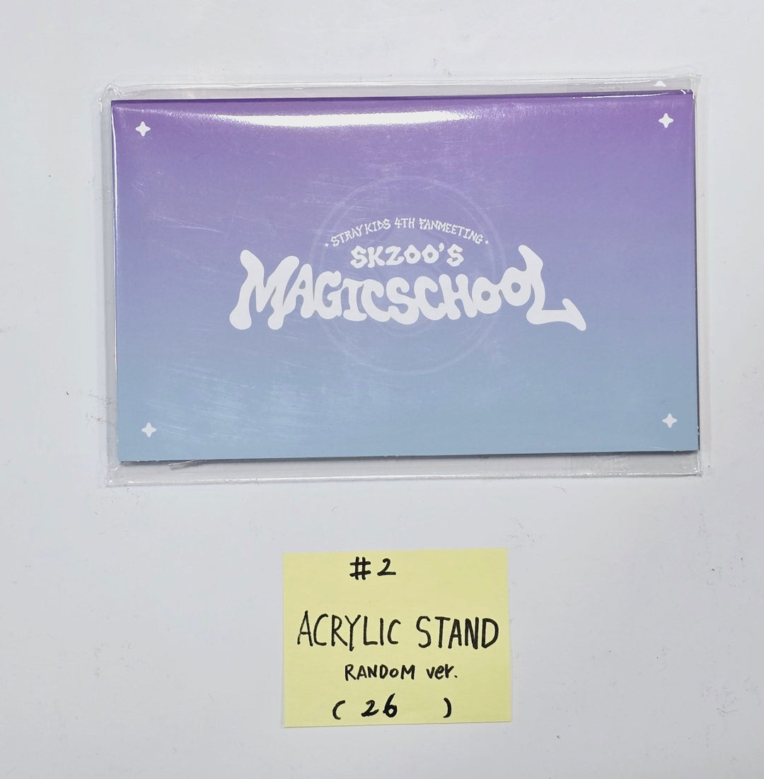 Stray Kids "Skzoo's MagicSchool" - Pop-Up Store Official MD Round 2 [Charm Bracelet, Acrylic Stand, String Pouch, Photocard Holder, Room Shoes, Cardigan] [Restocked 5/27] [24.3.22]