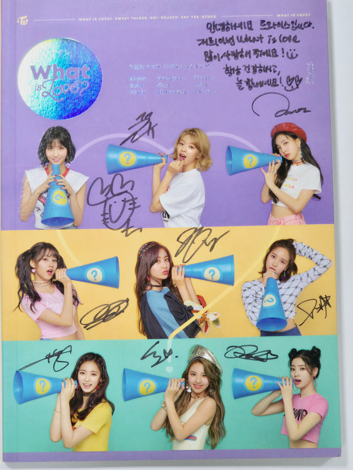 Twice, Nayeon (of Twice) - Hand Autographed(Signed) Promo Album [24.3.25]