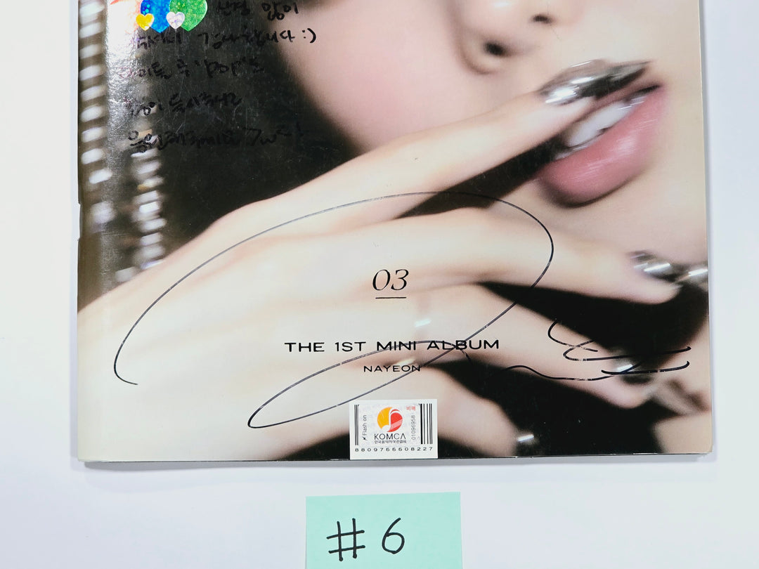 Twice, Nayeon (of Twice) - Hand Autographed(Signed) Promo Album [24.3.25]