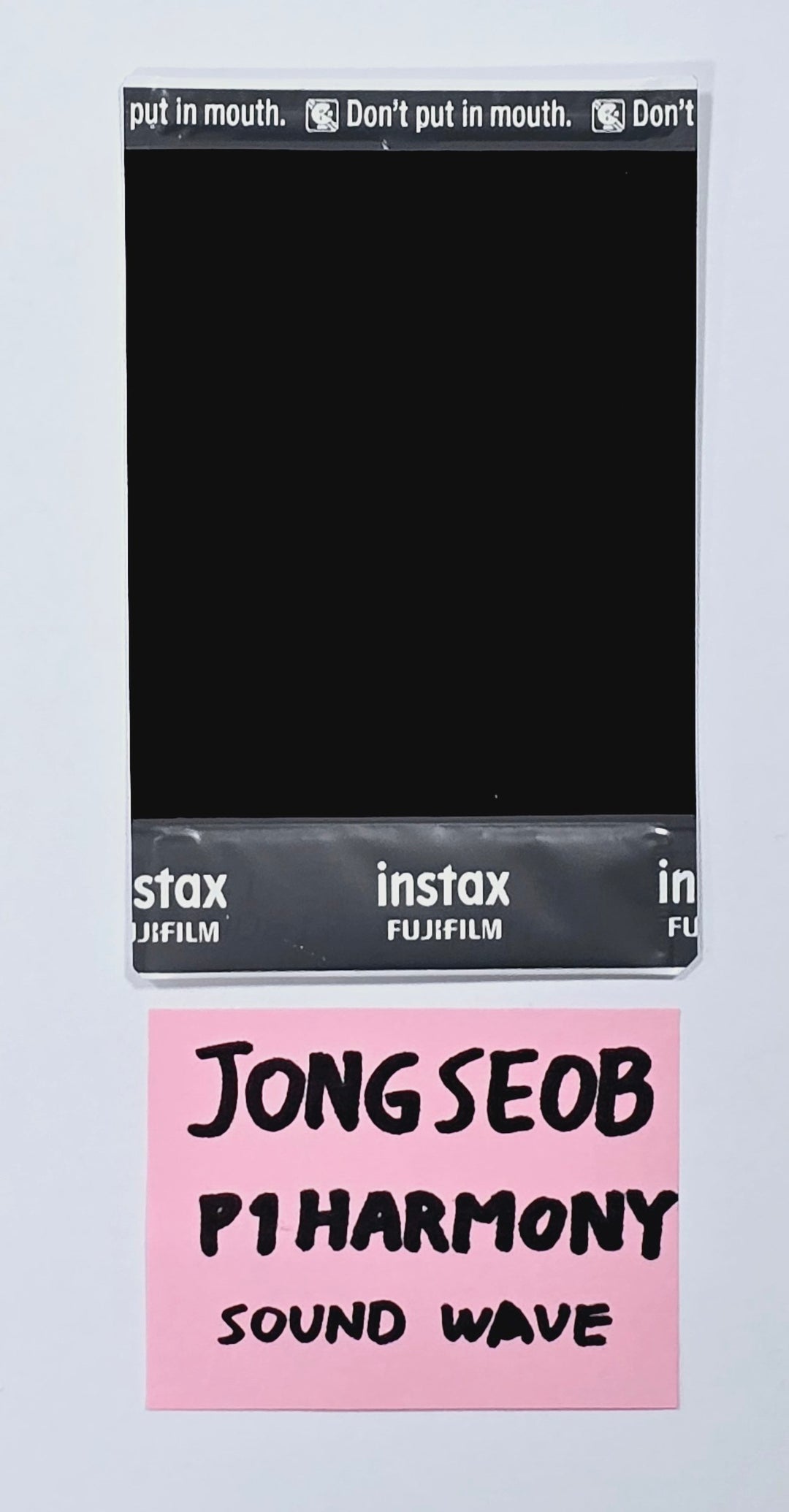 Jong Seob (Of P1Harmony) '때깔 (Killin' It)' - Hand Autographed(Signed) Polaroid [24.3.26]
