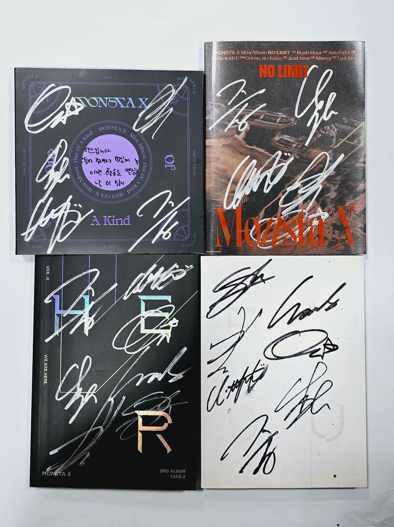 MONSTA X 4thミニアルバム 直筆サイン入り MONSTA X 4thミニアルバム 直筆サイン入り