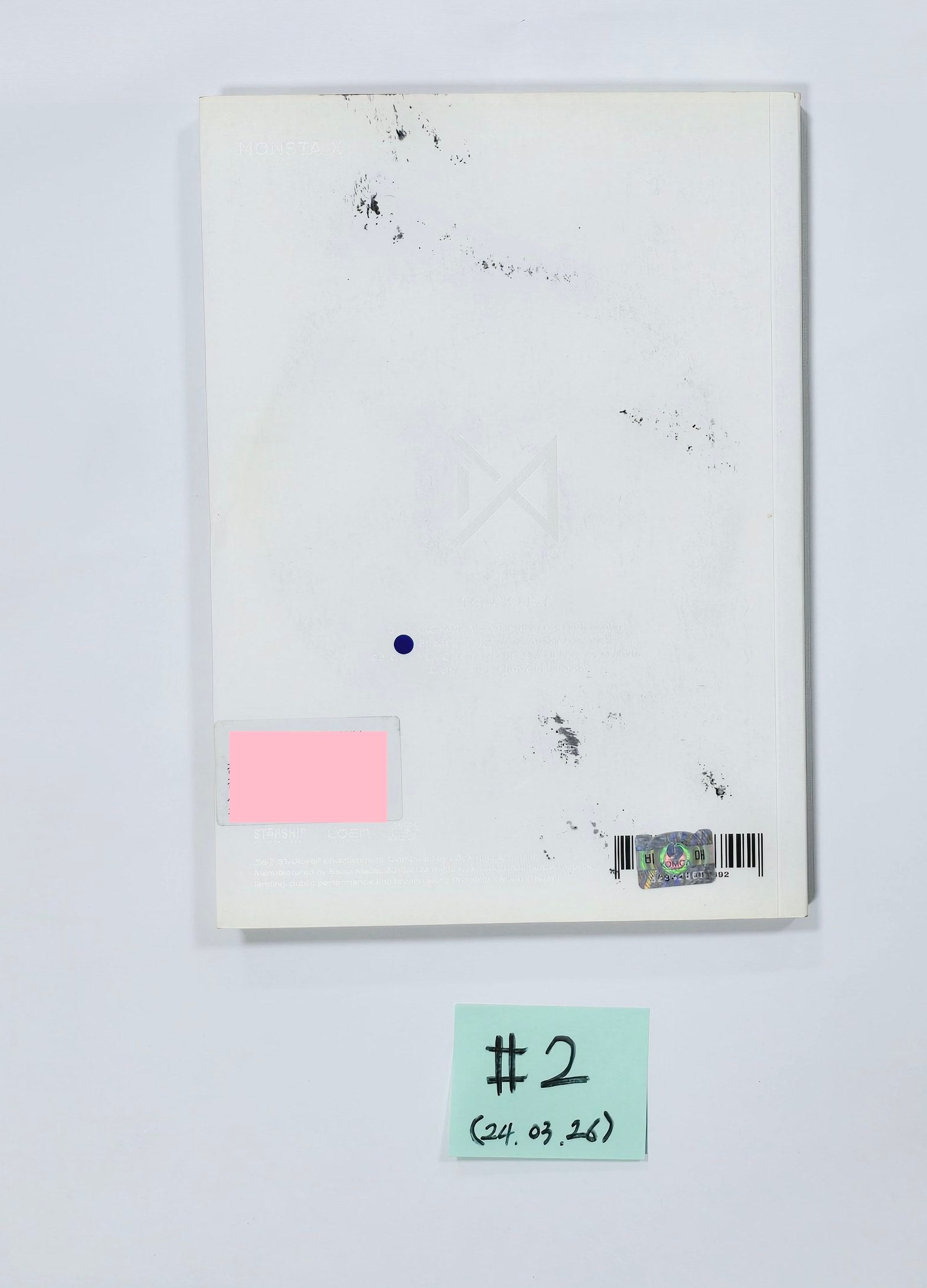 MONSTA X - Hand Autographed(Signed) Promo Album [24.3.26