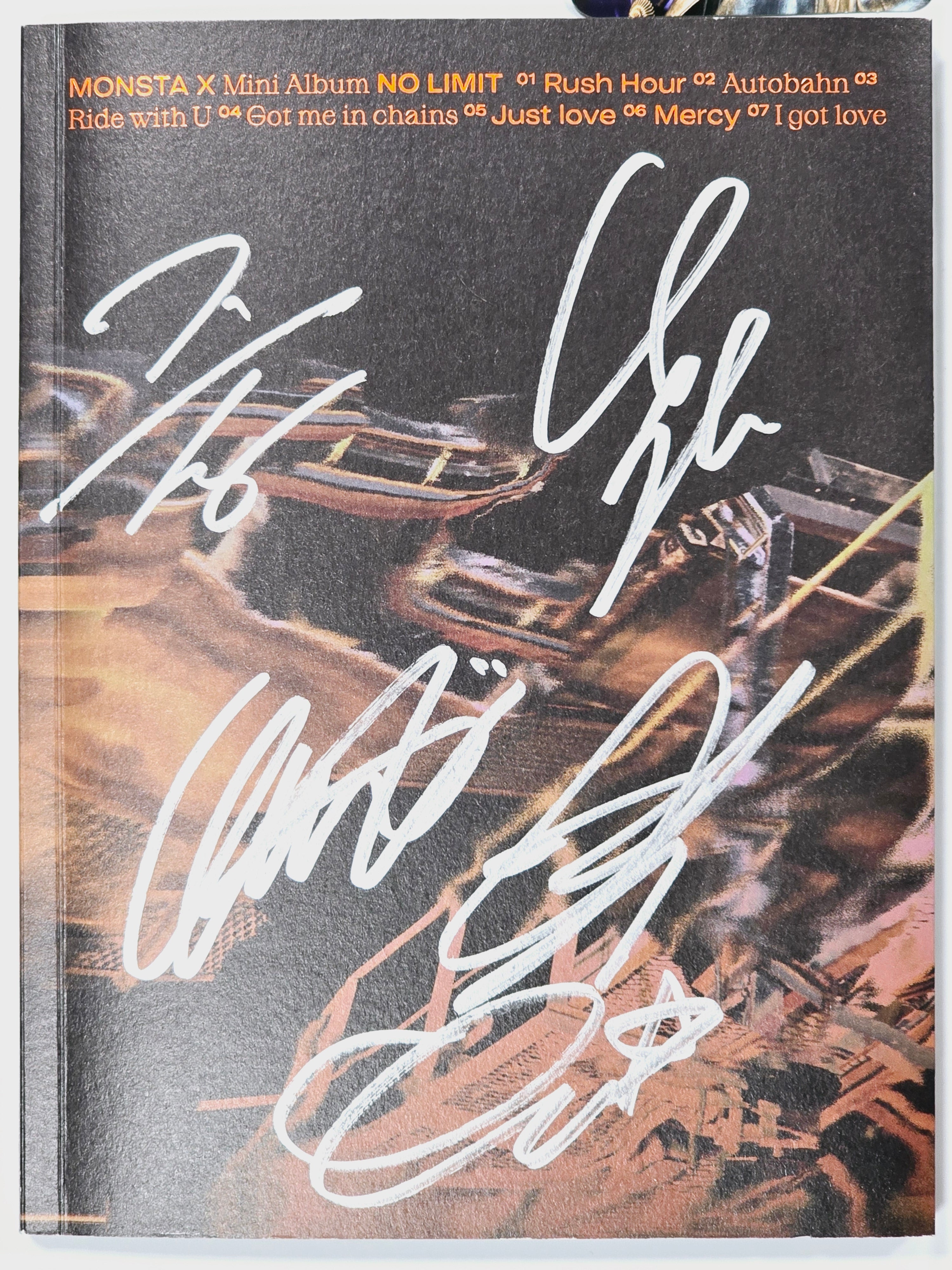 MONSTA X - Hand Autographed(Signed) Promo Album [24.3.26
