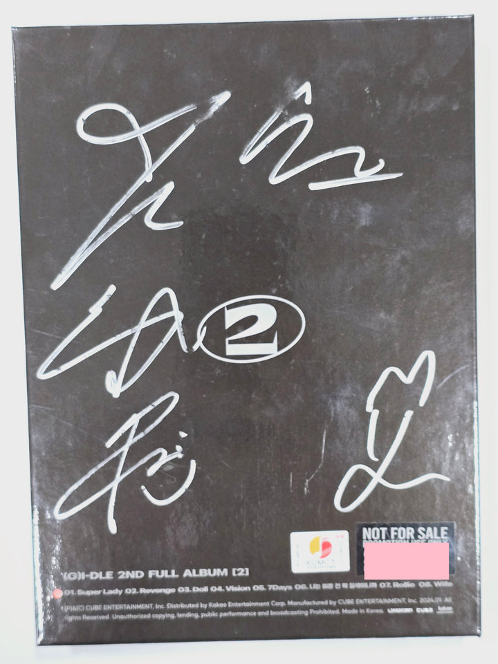 (G) I-DLE - Hand Autographed(Signed) Promo Album [24.3.26] (Restocked 3/27)