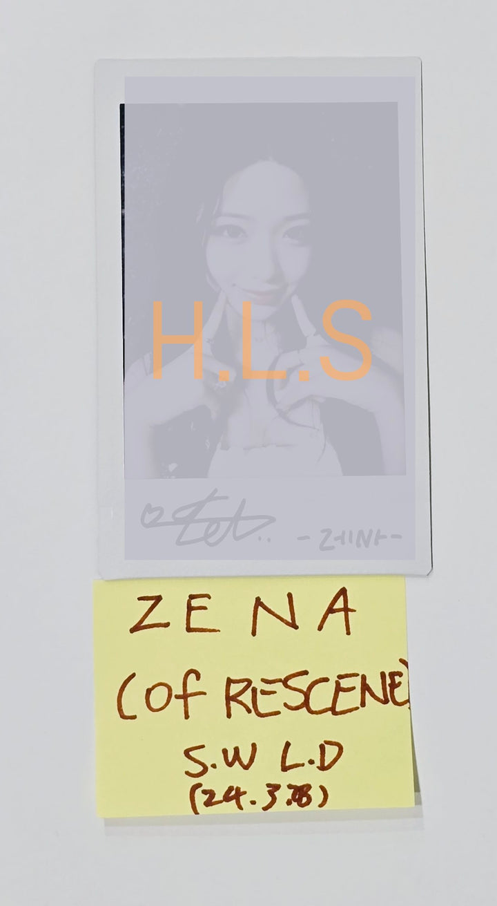 ZENA (Of RESCENE) 「Re:Scene」 - 直筆サイン入りポラロイド [24.3.28]
