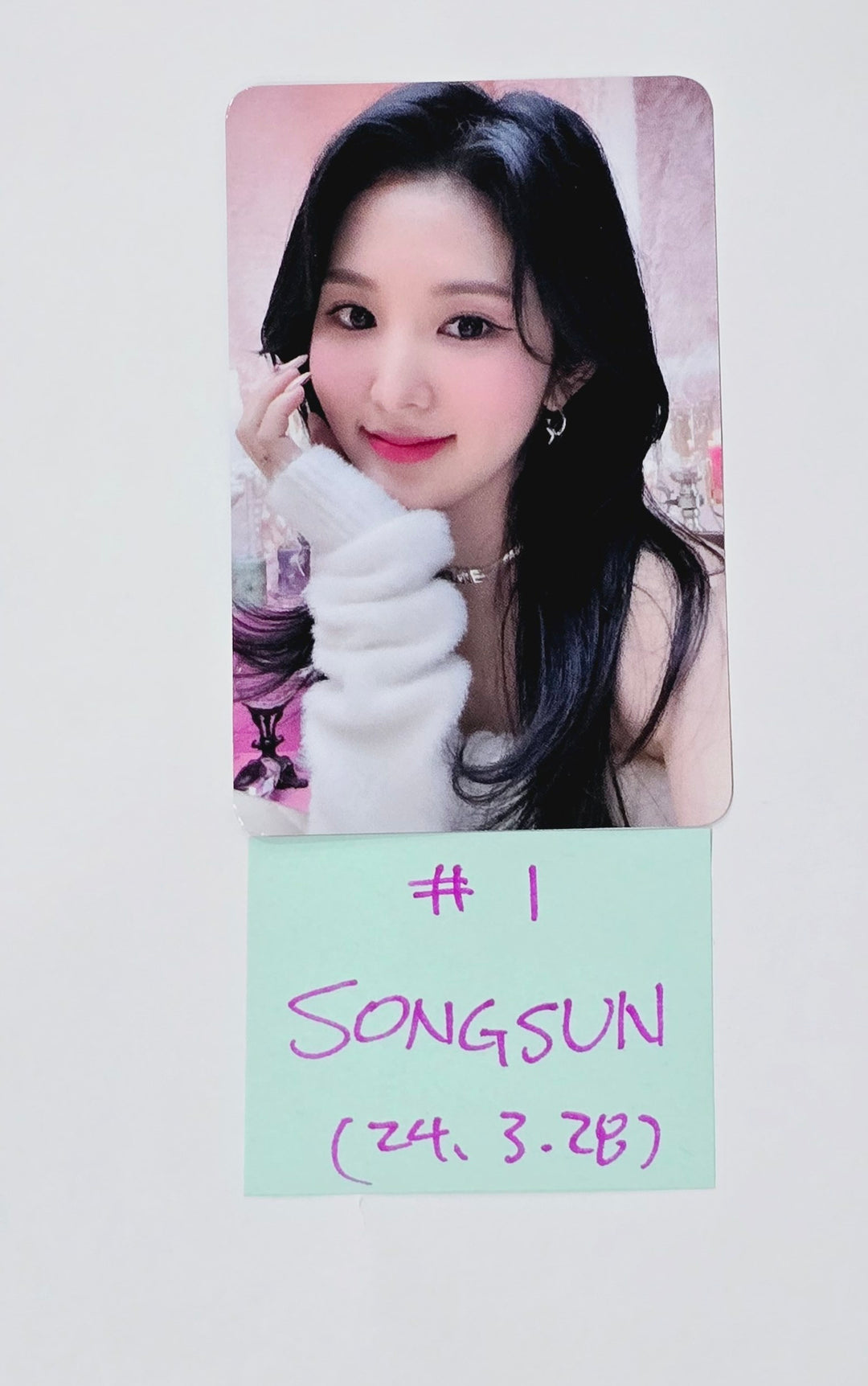 TRI.BE "Diamond" - Inside Record Fansign Event Winner Photocard [24.3.28]