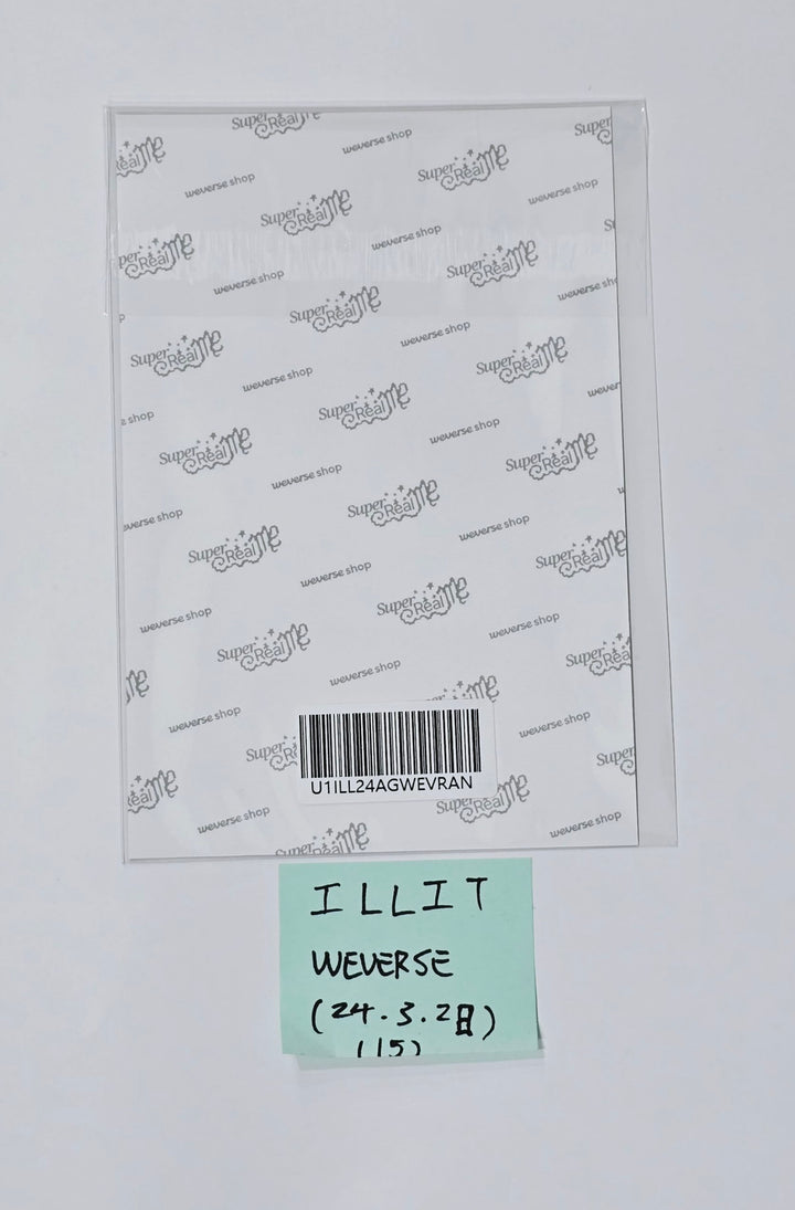 ILLIT "SUPER REAL ME" - Weverse Shop Pre-Order Benefit Postcard [24.3.28]