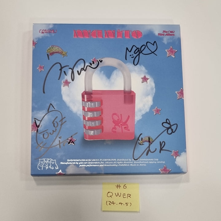 TXT "minisode 3: TOMORROW", KISS OF LIFE "Midas Touch", QWER "MANITO ", NOWADAYS "NOWADAYS" - Hand Autographed(Signed) Promo Album [24.4.5]