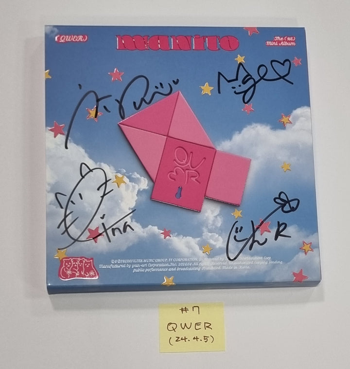 TXT "minisode 3: TOMORROW", KISS OF LIFE "Midas Touch", QWER "MANITO ", NOWADAYS "NOWADAYS" - Hand Autographed(Signed) Promo Album [24.4.5]