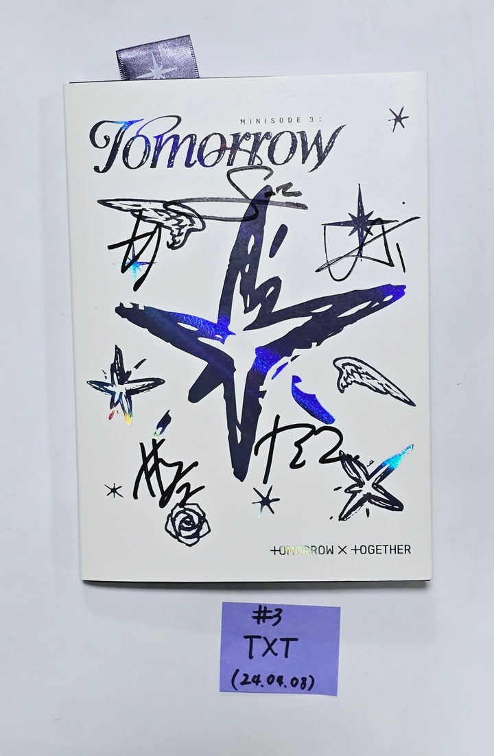 TXT "minisode 3: TOMORROW", UNIS 'WE UNIS, NCT Dream "Dream()Scape", BABYMONSTER "BABYMONS7ER" - Hand Autographed(Signed) Promo Album [24.4.8]