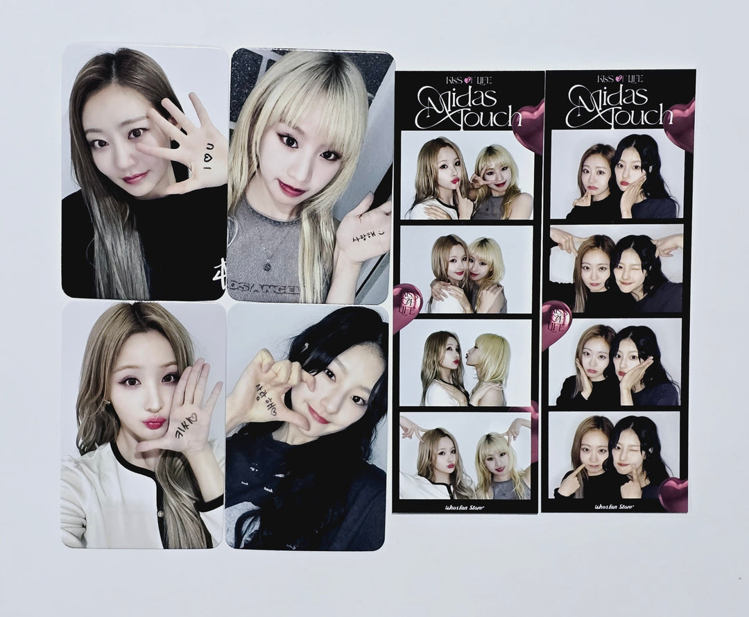 KISS OF LIFE "Midas Touch" - Who's Fan Pre-Order Benefit Photocard, 4 Cut Photo Set (2EA) [24.4.24]