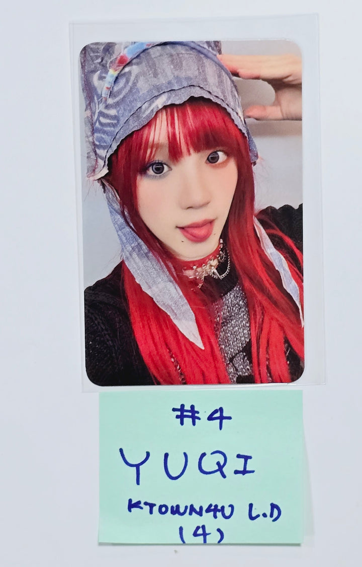 YUQI (Of (G) I-DLE) "YUQ1" - Ktown4U Lucky Draw & Drink Event Photocard [24.4.24]