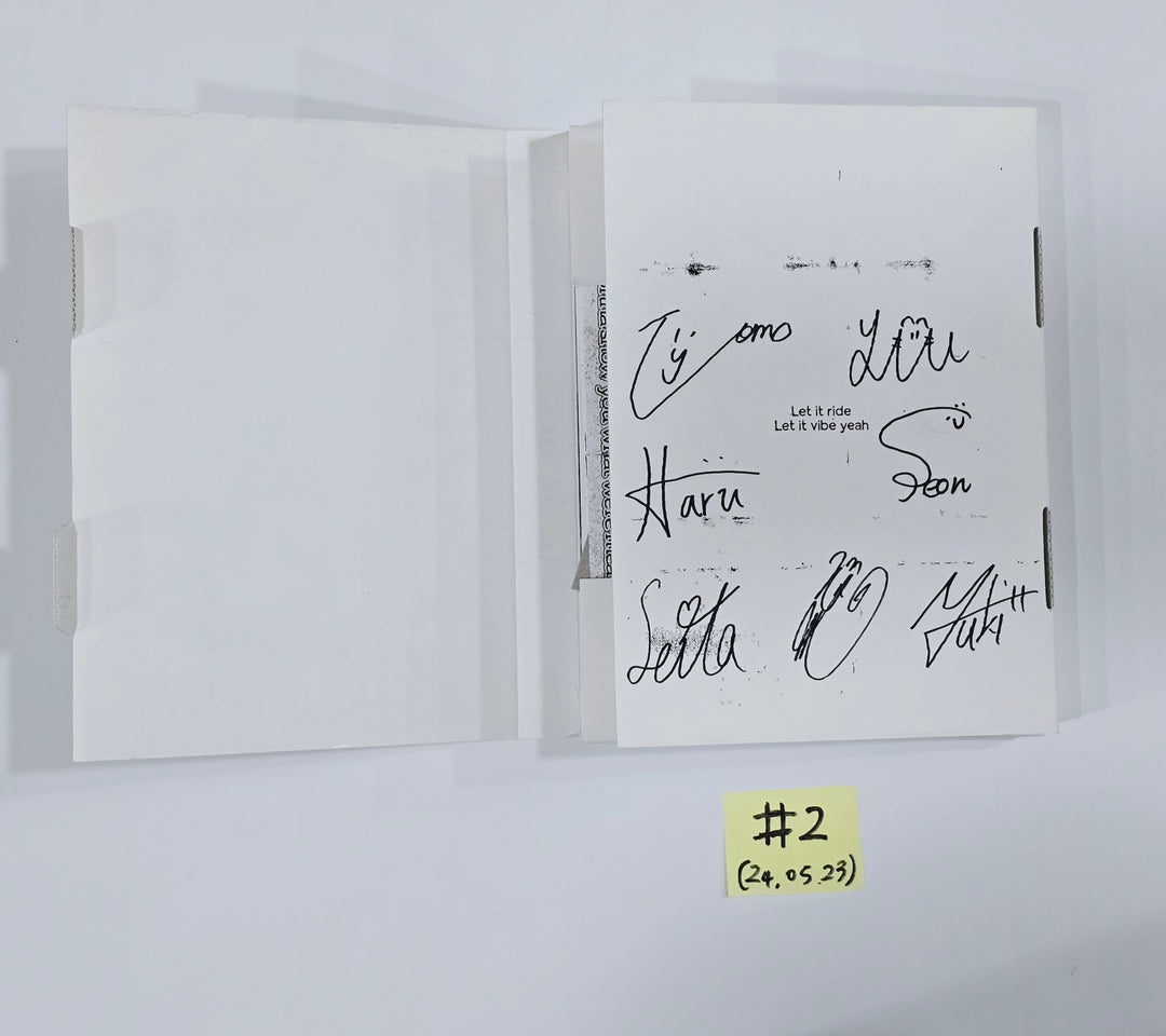 NEXZ "Ride the Vibe" - Hand Autographed(Signed) Promo Album [24.5.23]
