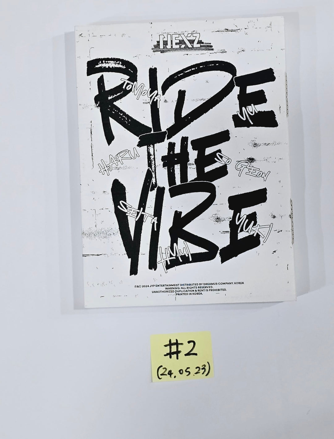 NEXZ "Ride the Vibe" - Hand Autographed(Signed) Promo Album [24.5.23]