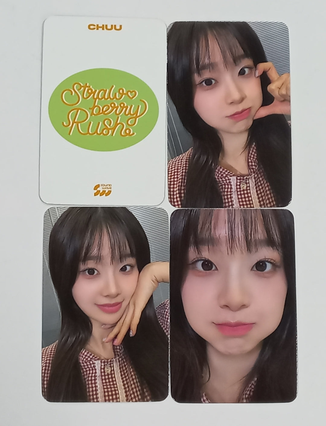 CHUU "Strawberry Rush" - Soundwave Fansign Event Photocard (STAYG Album Ver.) [24.7.19] - HALLYUSUPERSTORE