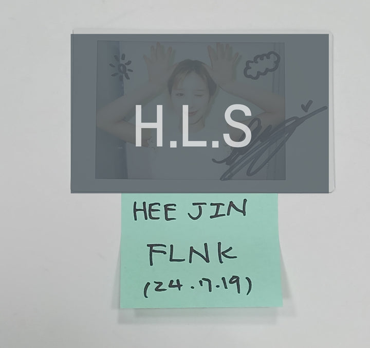 HEEJIN (Of Artms) "DALL" - Hand Autographed(Signed) Polaroid [24.7.19] - HALLYUSUPERSTORE