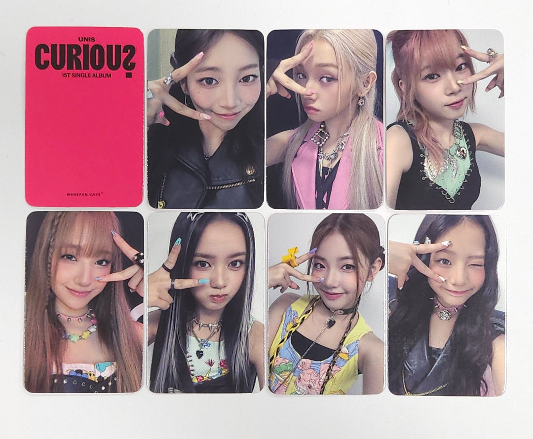 UNIS "CURIOUS" - Who's Fan Store Pop-Up Drink Event Lucky Draw Photocard [24.8.08] - HALLYUSUPERSTORE