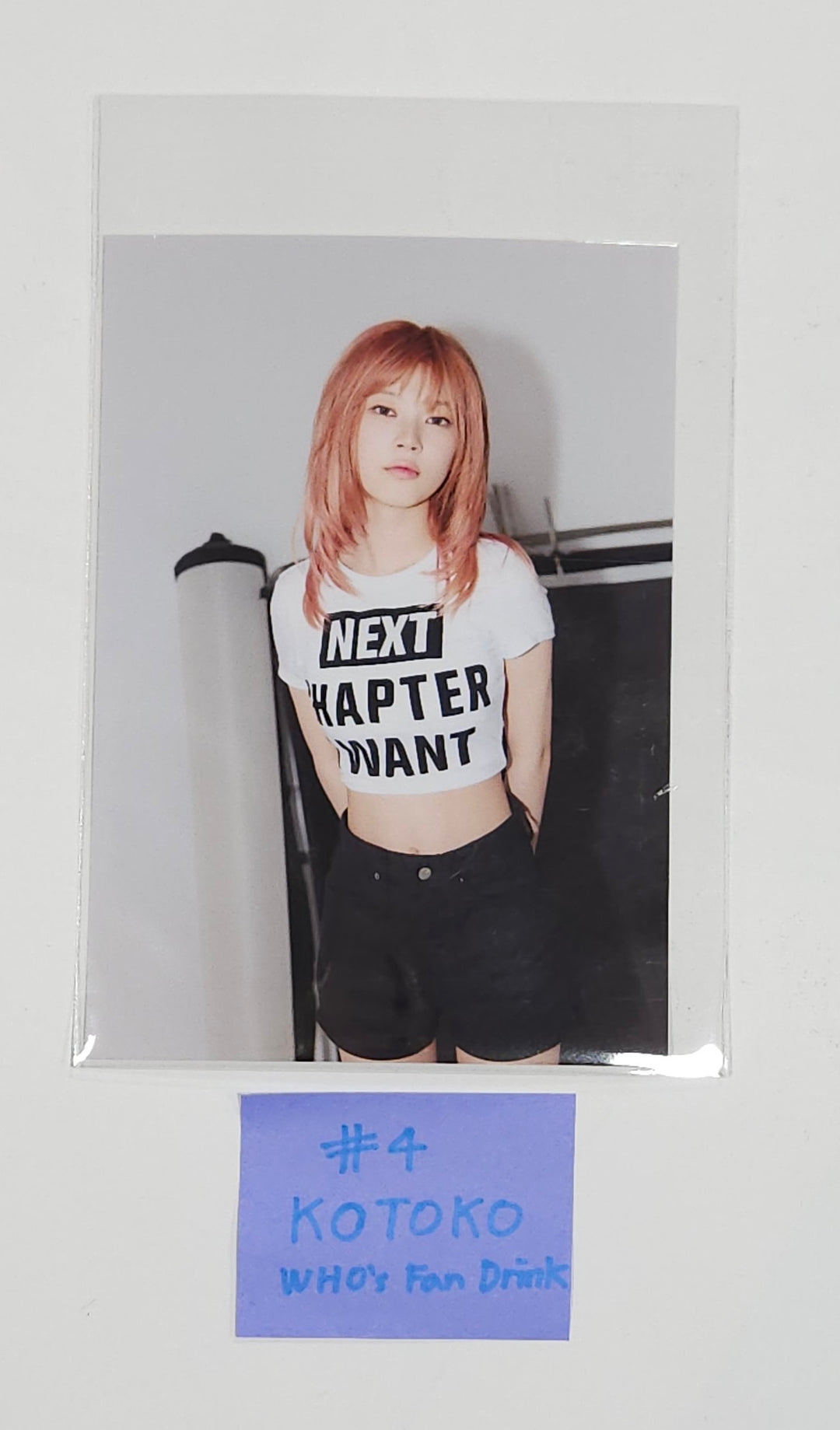 UNIS "CURIOUS" - Who's Fan Store Pop-Up Drink Event  4 x 6 Photo [24.8.08] - HALLYUSUPERSTORE