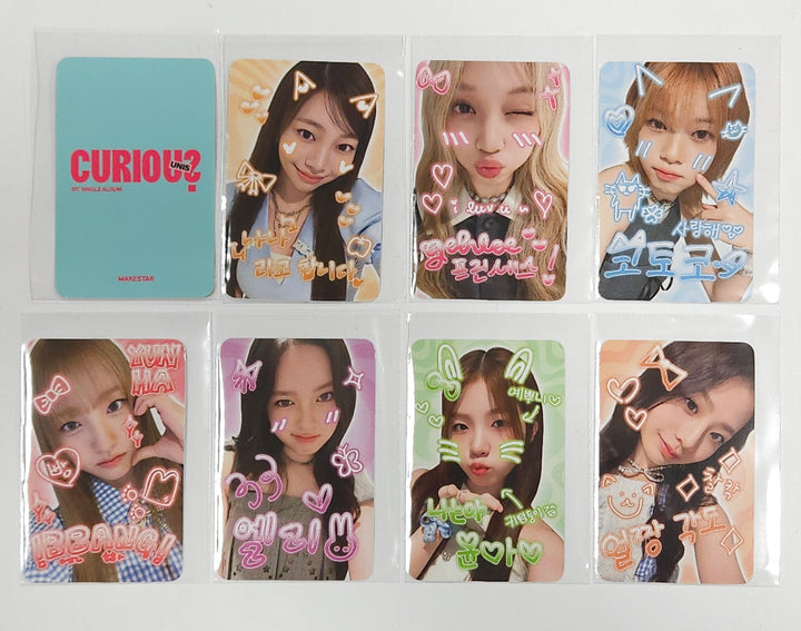 UNIS 'CURIOUS' - Makestar Fansign Event Photocard [24.08.08] - HALLYUSUPERSTORE