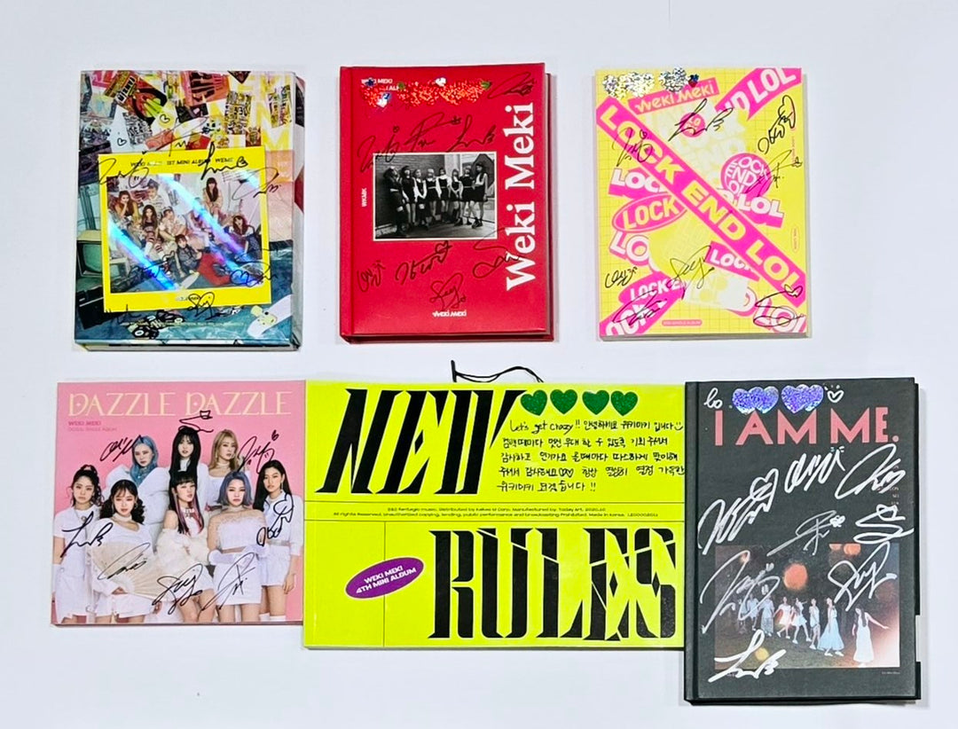 Weki Meki - Hand Autographed(Signed) Promo Album [24.8.14] - HALLYUSUPERSTORE