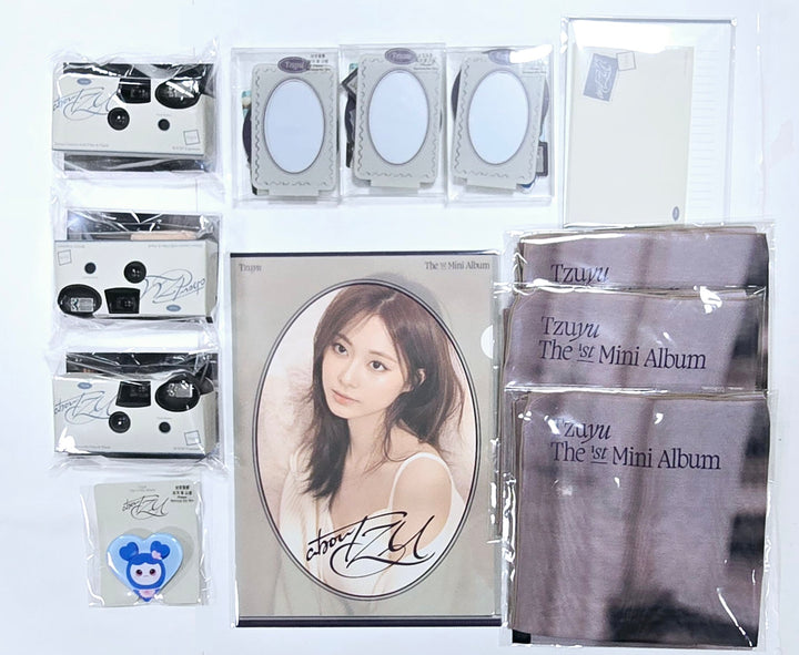 Tzuyu (of Twice) - 1st Mini "abouTZU" Pop-Up Store MD [Chiffon Poster, Poster & L-Holder Set, Smart Tok, photocard stand, Letter Paper Camera] [24.9.6] - HALLYUSUPERSTORE