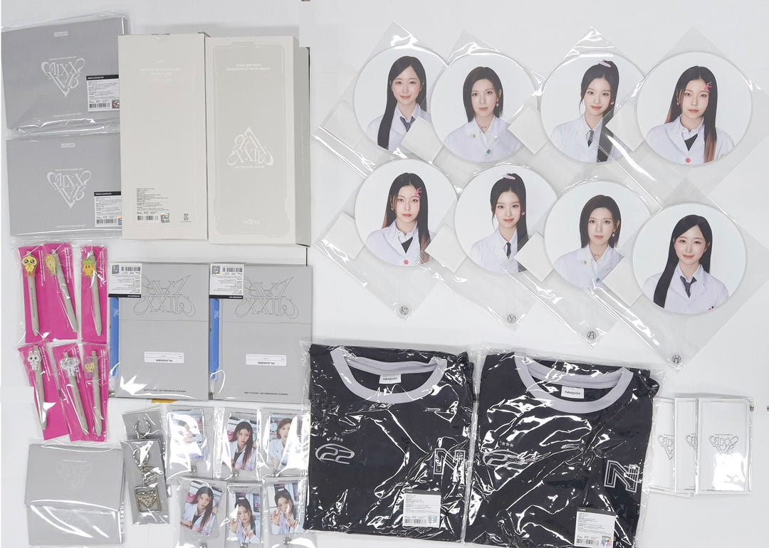 NMIXX "CHANGE UP : MIXX LAB" - Official MD [Image Picket, Special Ticket Set, Poster Set, Postcard Book, Photo Deco Set, Phone Tab, Keyring, Stationary Set, Mouse Pad, T-shirt] [24.10.4] - HALLYUSUPERSTORE