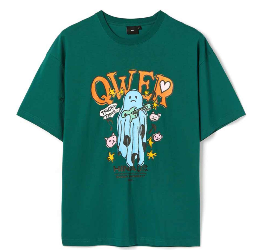 QWER - Hina QWER Ghost T-shirt – HALLYUSUPERSTORE QWER - Hina QWER Ghost T-shirt – HALLYUSUPERSTORE