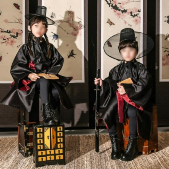 ** [Tradition] Korean Childhood Grim Reaper Costume