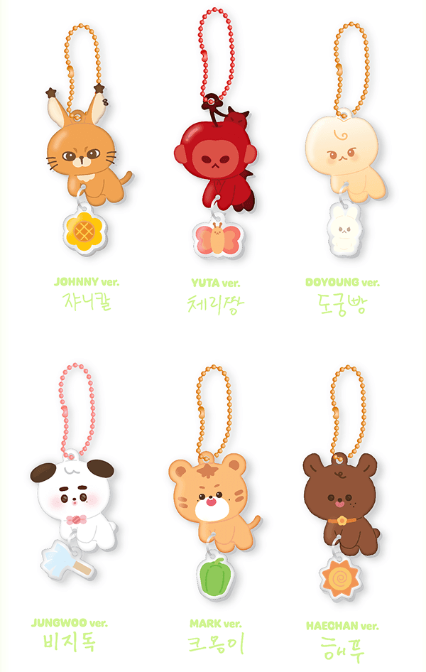 **[Pre-Order] NCT 127- SOM-MOONG-CHILL  RANDOM ACRYLIC KEYRING